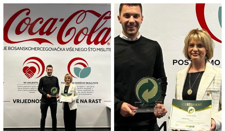Coca-Cola HBC BH dobila certifikat Zelena tačka