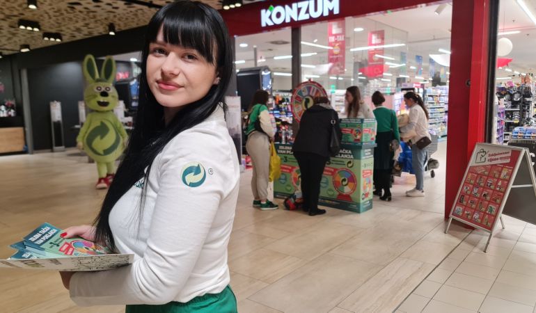 Successfully held promotion of the Green Dot at Konzum in SCC Center in Sarajevo
