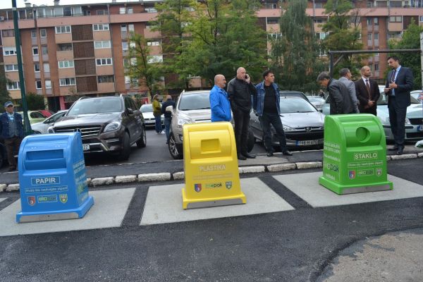 The first underground eco island in Canton Sarajevo - a new approach to the waste management