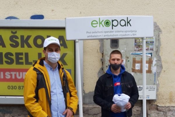 Ekopak successfully implemented campaign: Informing citizens about the proper disposal of glass packaging in the municipality of Ilidža