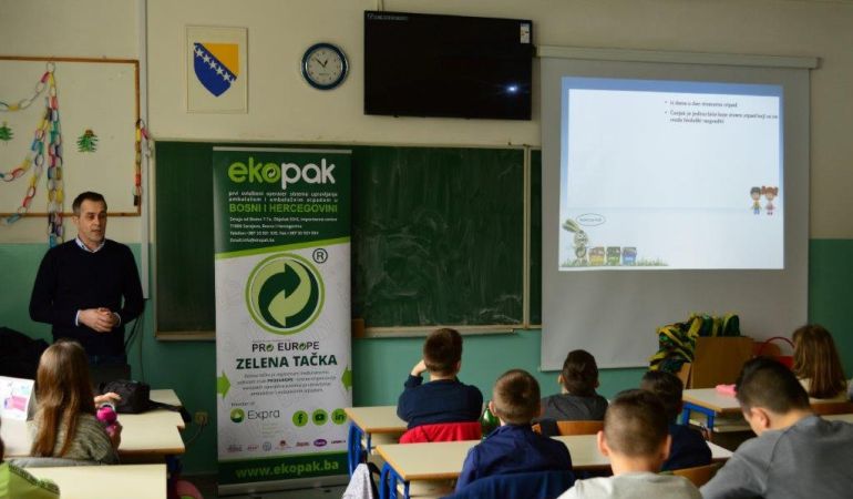 Ekopak held trainings in three primary schools in Centar Municipality Sarajevo,