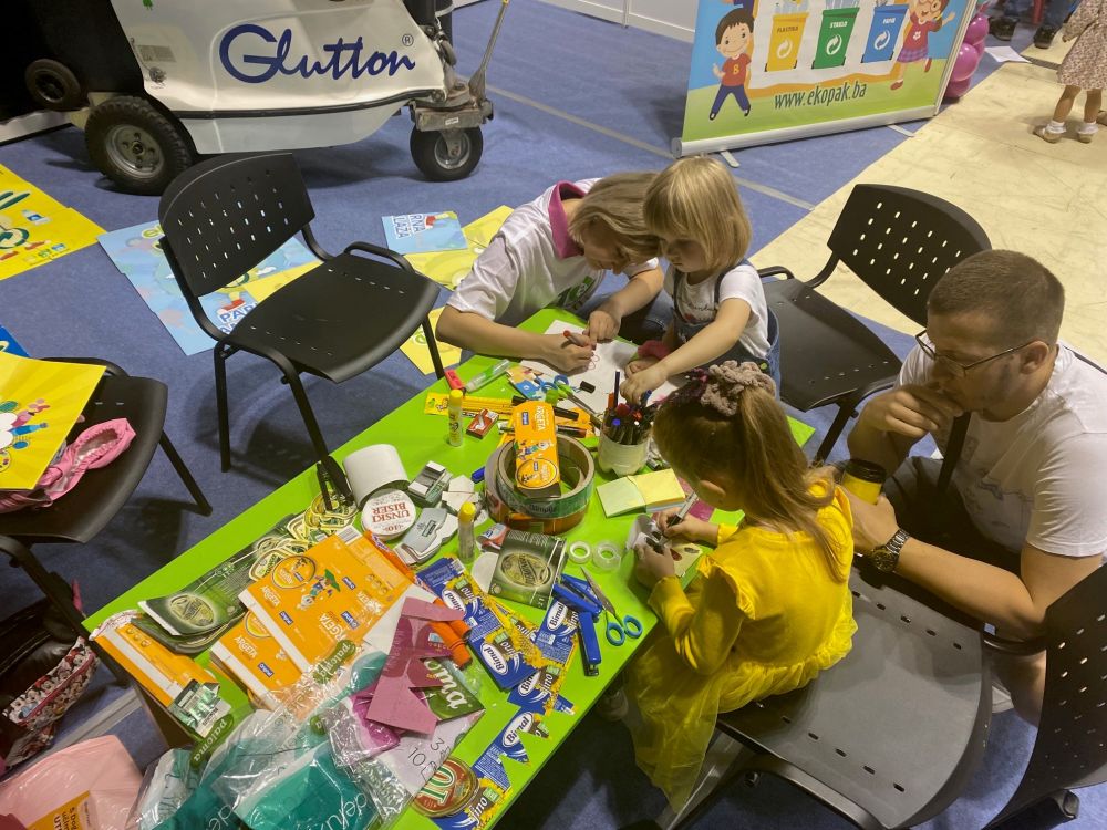 Ekopak and KJKP Rad at the Sarajevo Children's Festival