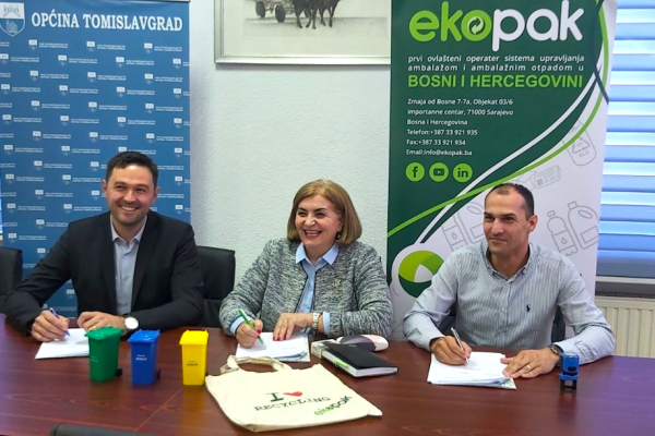 Tomislavgrad introduced into Ekopak recycling system