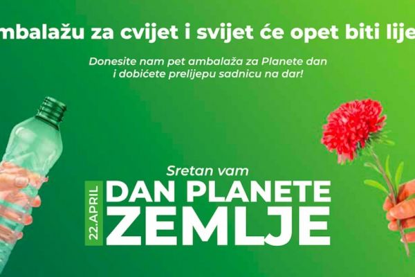 Ekopak prigodnim akcijama obilježava ''Dan planete Zemlje''