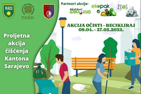 Spring cleaning action in Sarajevo Canton - 