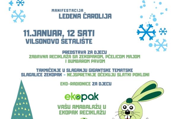 Ekopak on Saturday organizes an educational event for children on ''Ledena čarolija''