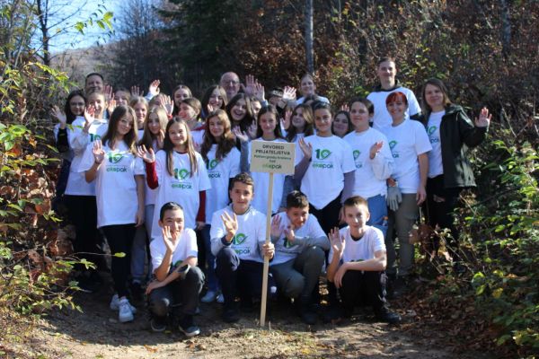 Ekopak continues the afforestation campaign: Friendship trees have been planted in Kreševo