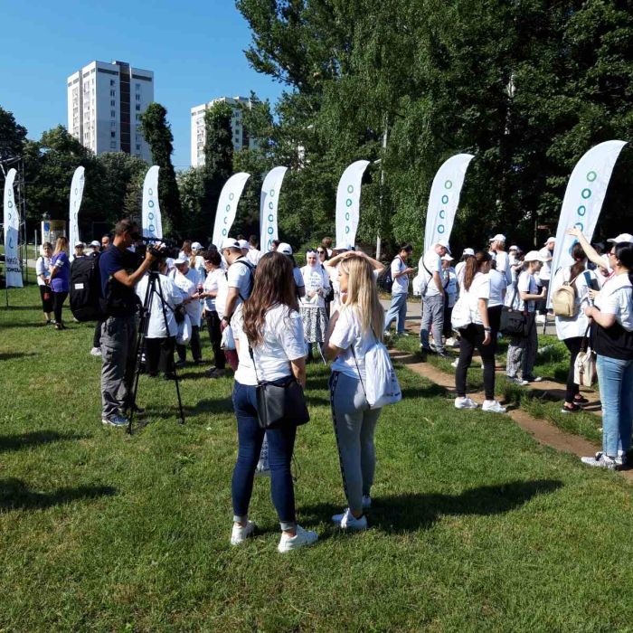 This year's project 'From spring to sea' started with the cleaning action in Sarajevo